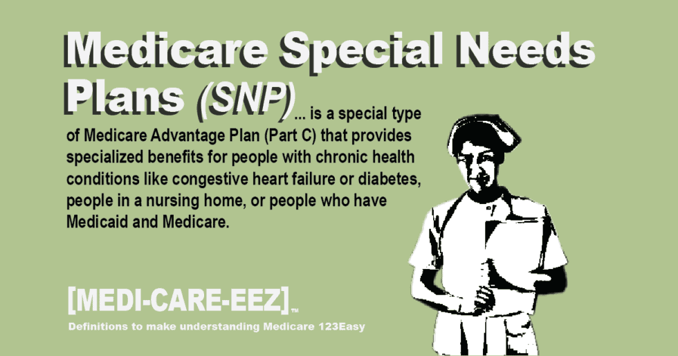 Medicare Special Needs Plan | Medi-care-eez | 123Easy Medicare