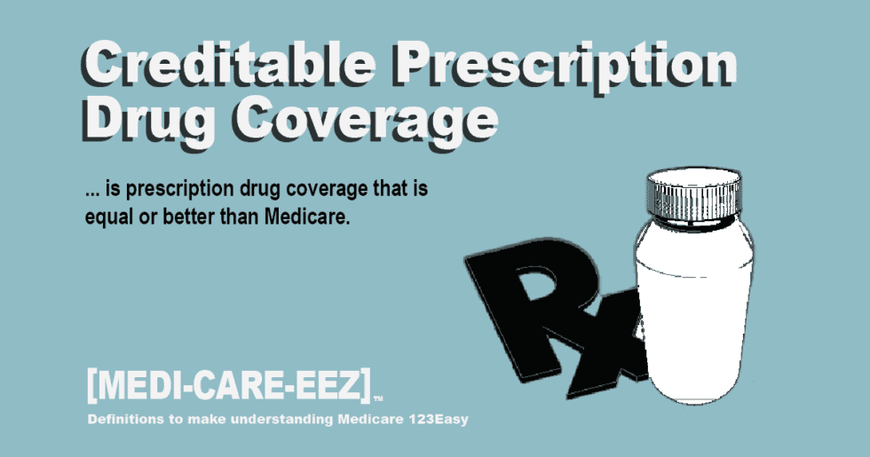 Creditable Prescription Drug Coverage | Medi-care-eez | 123Easy Medicare